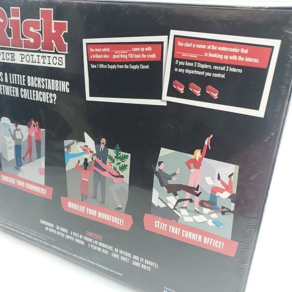 Risk Office Politics A Parody Of The Classic 36 Card Board Game By Hasbro Gaming - Picture 6 of 11